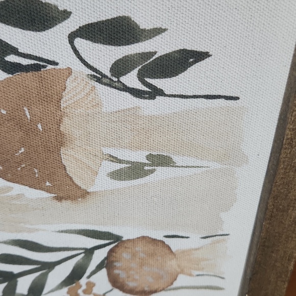 Mushroom Wall Art with Wooden Frame - Picture 3 of 5